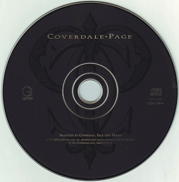 Coverdale Page - Coverdale • Page (CD) - Discogs image 3