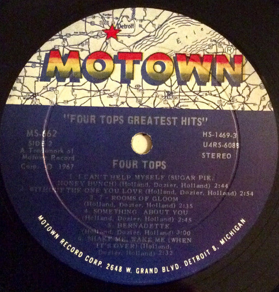 Four Tops - Four Tops Greatest Hits (LP) - Discogs image 3