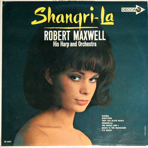 Robert Maxwell, His Harp And Orchestra - Shangri-La (LP)