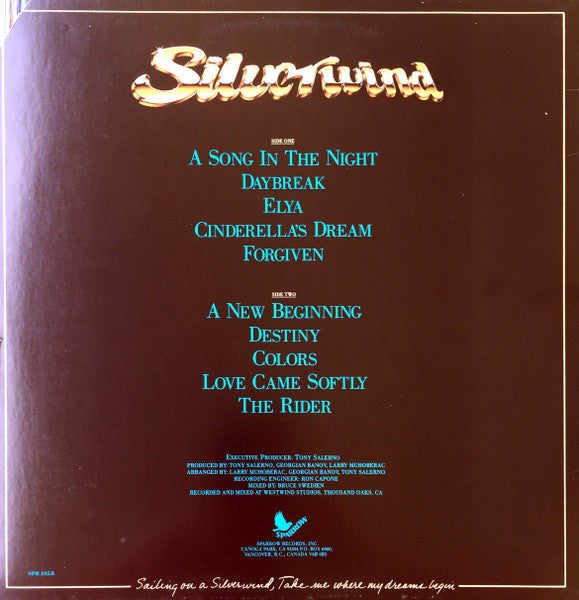 Silverwind - A Song In The Night (LP) - Discogs image 2