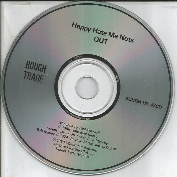 Happy Hate Me Nots - Out (CD) - Discogs image 3