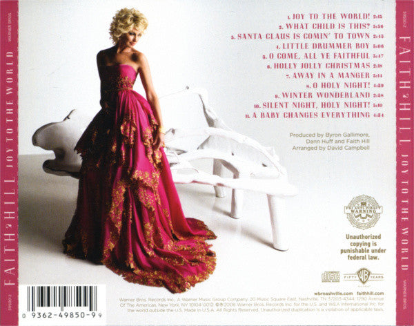 Faith Hill - Joy To The World (CD) - Discogs image 4