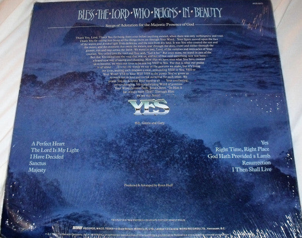 Bill Gaither Trio, The - Bless The Lord Who Reigns In Beauty (LP) - Discogs image 2