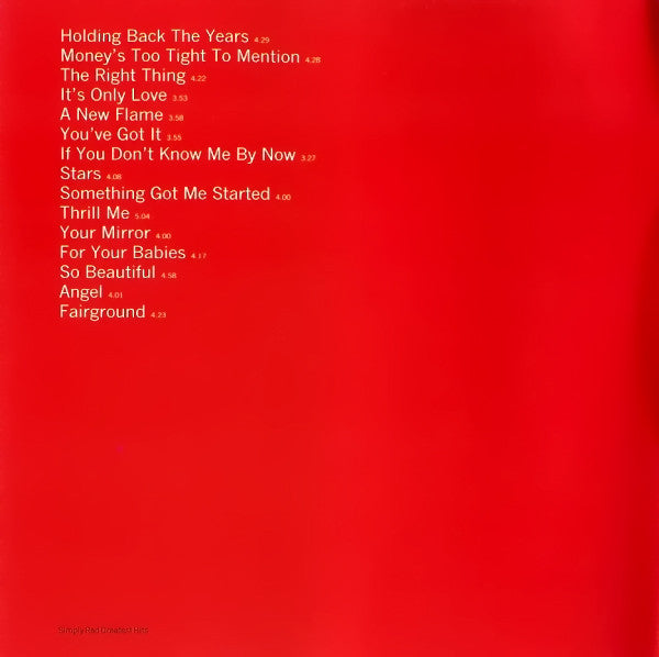 Simply Red - Greatest Hits (CD) - Discogs image 4