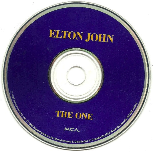 Elton John - The One (CD) - Discogs image 7