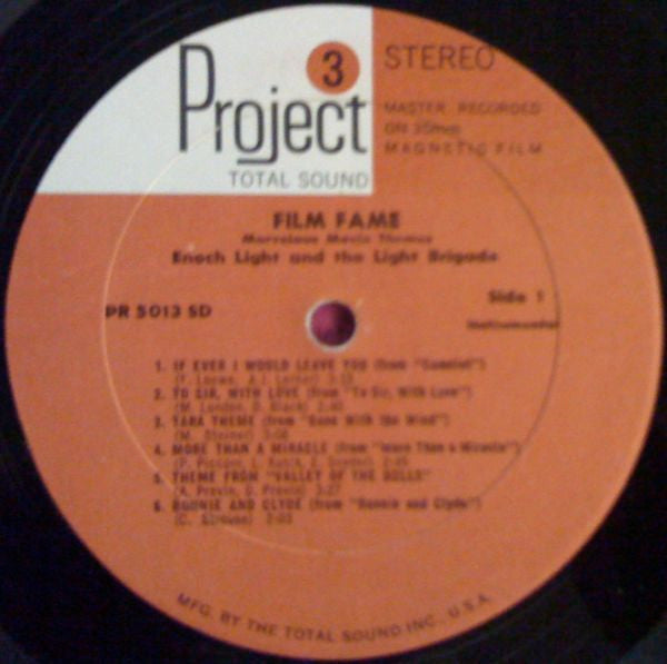 Enoch Light And The Light Brigade - Film Fame - Marvelous Movie Themes (LP) - Discogs image 3