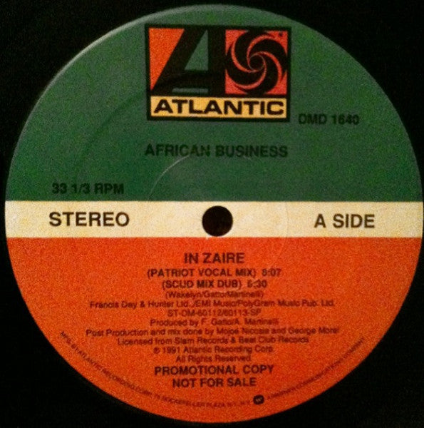 African Business - In Zaire (12")