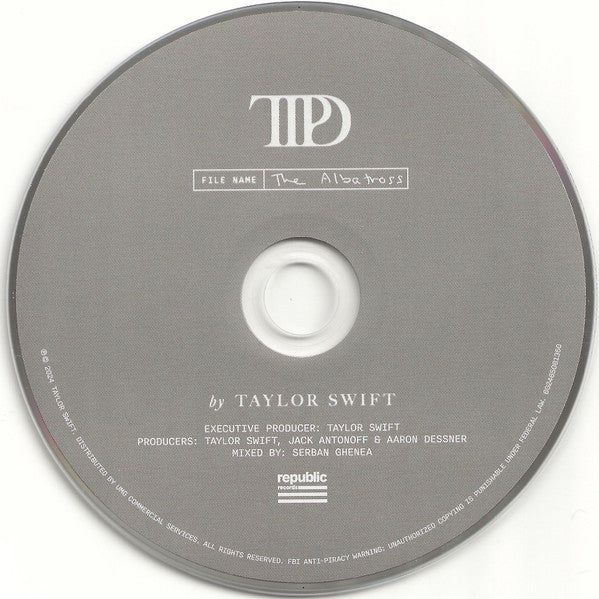 Taylor Swift - The Tortured Poets Department (CD) - Discogs image 3