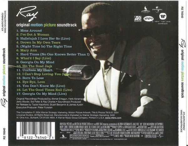 Ray Charles - Ray (Original Motion Picture Soundtrack) (CD) - Discogs image 2