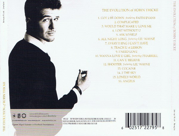 Robin Thicke - The Evolution Of Robin Thicke (CD) - Discogs image 2