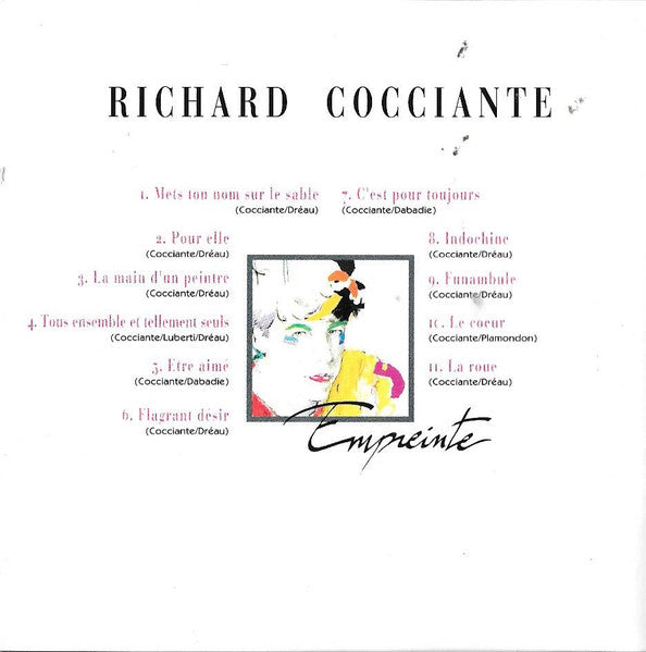 Riccardo Cocciante - Empreinte (CD) - Discogs image 2
