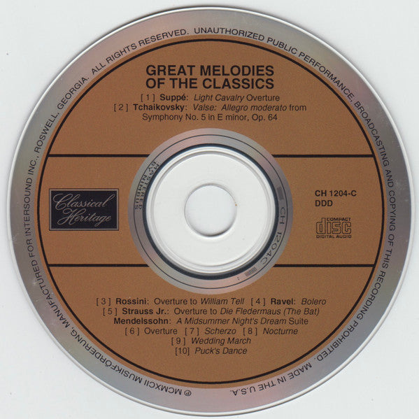 Various - Great Melodies Of The Classics (4xCD) - Discogs image 3