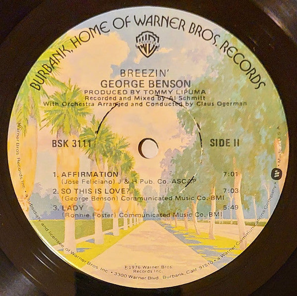 George Benson - Breezin' (LP) - Discogs image 4