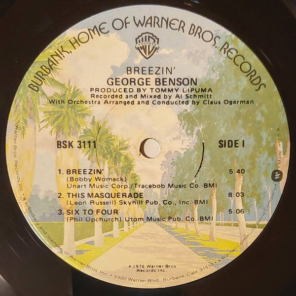 George Benson - Breezin' (LP) - Discogs image 3