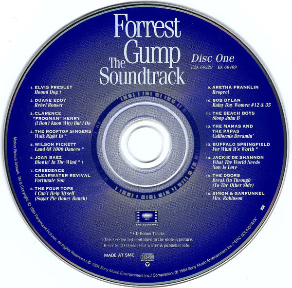 Various - Forrest Gump (The Soundtrack) (2xCD) - Discogs image 3