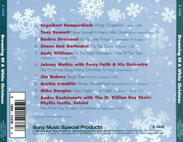Various - Dreaming Of A White Christmas (CD) - Discogs image 2