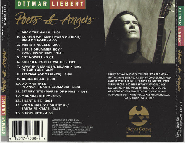 Ottmar Liebert - Poets & Angels (CD) - Discogs image 2