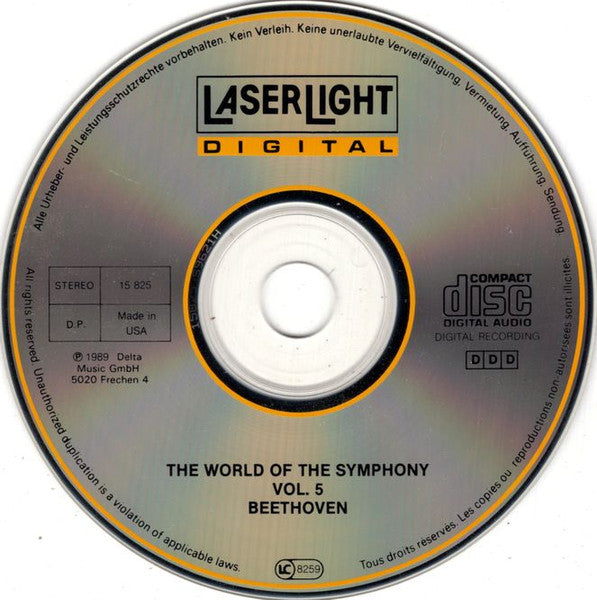 Ludwig van Beethoven, Berlin Symphony Orchestra, The, Kurt Sanderling, Dresdner Philharmonie, Herbert Kegel - The World Of The Symphony - Beethoven Symphony No.5 And Symphony No.6 (Pastoral) (CD) - Discogs image 3
