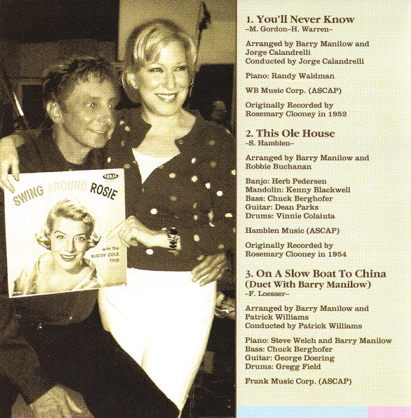 Bette Midler - Sings The Rosemary Clooney Songbook (CD) - Discogs image 7