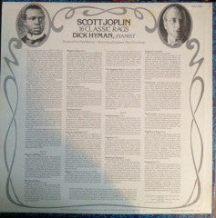 Scott Joplin, Dick Hyman - 16 Classic Rags (LP) - Discogs image 2