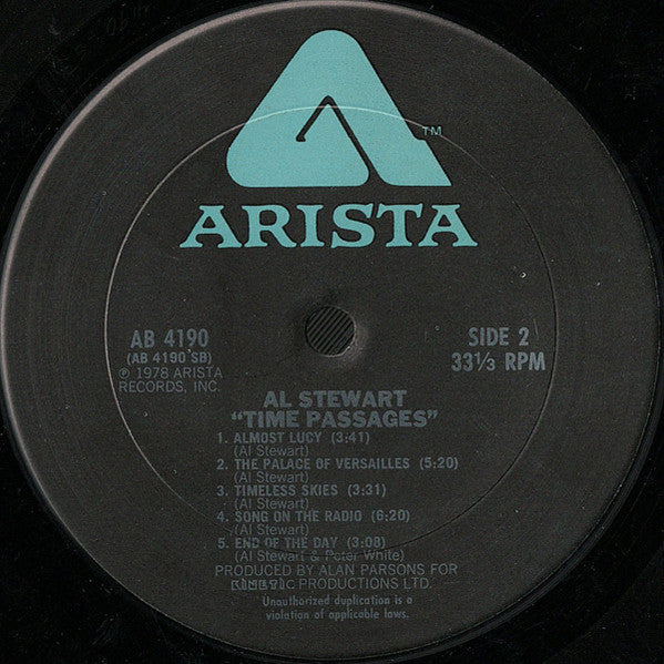 Al Stewart - Time Passages (LP) - Discogs image 4