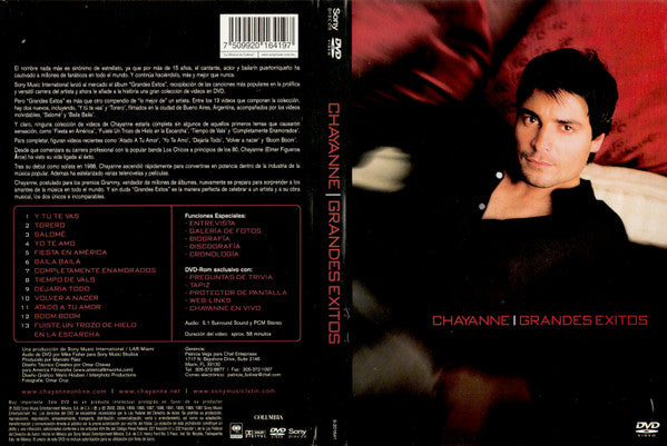 Chayanne - Grandes Exitos (DVD) - Discogs image 3