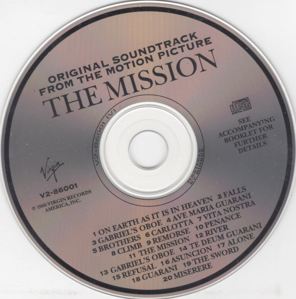 Ennio Morricone : The Mission (CD, Album, RE)