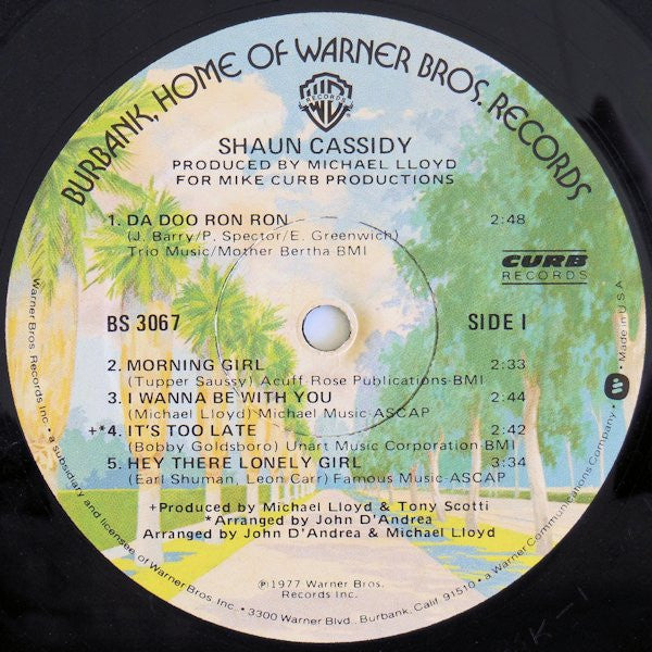 Shaun Cassidy - Shaun Cassidy (LP) - Discogs image 3