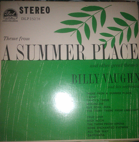 Billy Vaughn And His Orchestra - Theme From A Summer Place (LP)