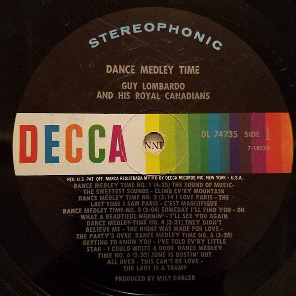 Guy Lombardo And His Royal Canadians - Dance Medley Time (LP) - Discogs image 3