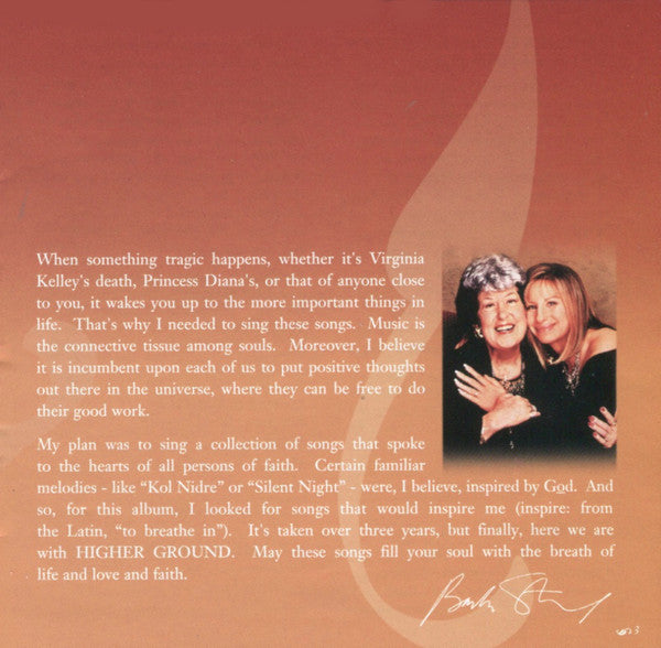 Barbra Streisand - Higher Ground (CD) - Discogs image 7