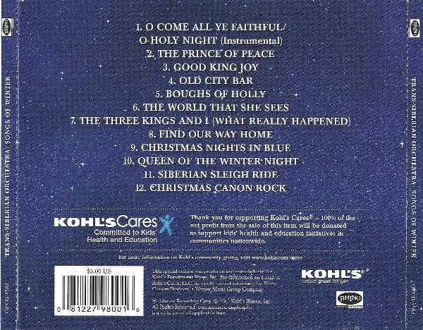 Trans-Siberian Orchestra - Songs Of Winter (CD) - Discogs image 2