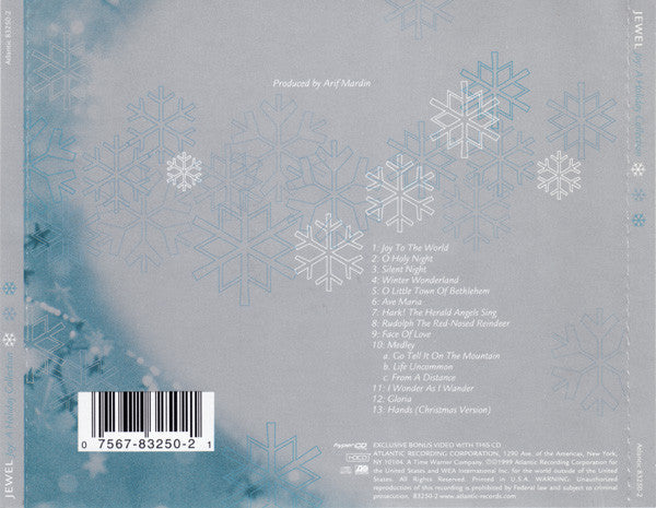 Jewel - Joy (A Holiday Collection) (CD) - Discogs image 2