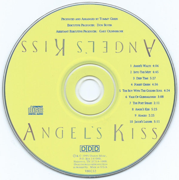 Tommy Greer - Angel's Kiss (CD) - Discogs image 3