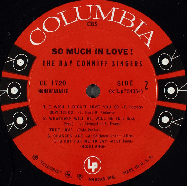 Ray Conniff And The Singers - So Much In Love (LP) - Discogs image 4
