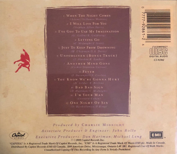 Joe Cocker - One Night Of Sin (CD) - Discogs image 2