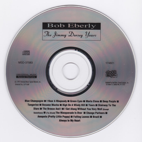 Bob Eberly, Jimmy Dorsey - The Jimmy Dorsey Years (CD) - Discogs image 3