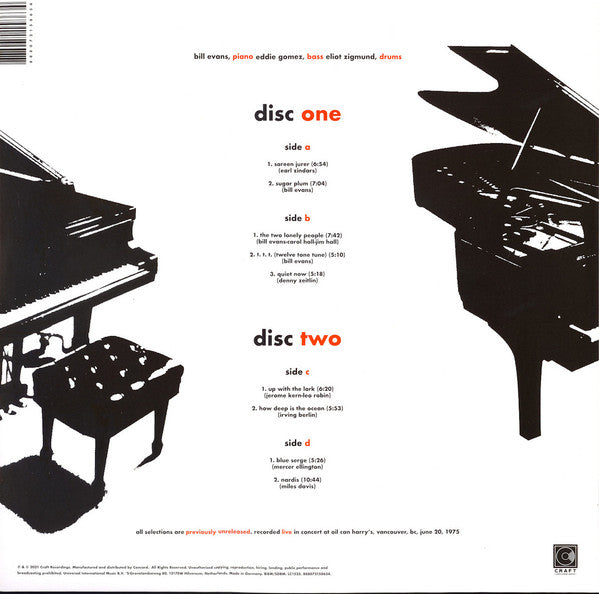Bill Evans Trio, The - On A Friday Evening (2xLP) - Discogs image 4