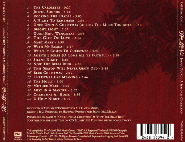 Rita MacNeil - Joyful Sounds - A Seasonal Collection (CD) - Discogs image 2