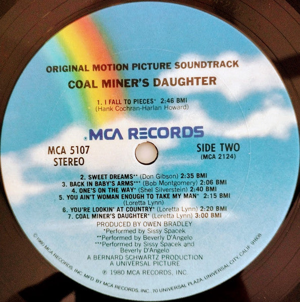 Various - Coal Miner's Daughter: Original Motion Picture Soundtrack (LP) - Discogs image 4