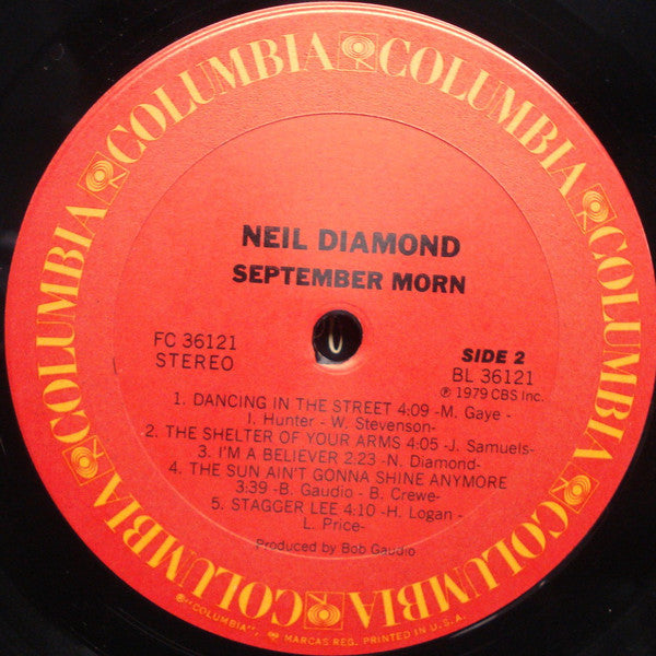 Neil Diamond - September Morn (LP) - Discogs image 4
