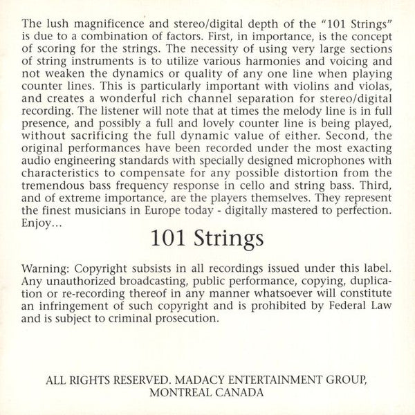 101 Strings - 20 Years Of Beautiful Music (CD) - Discogs image 5