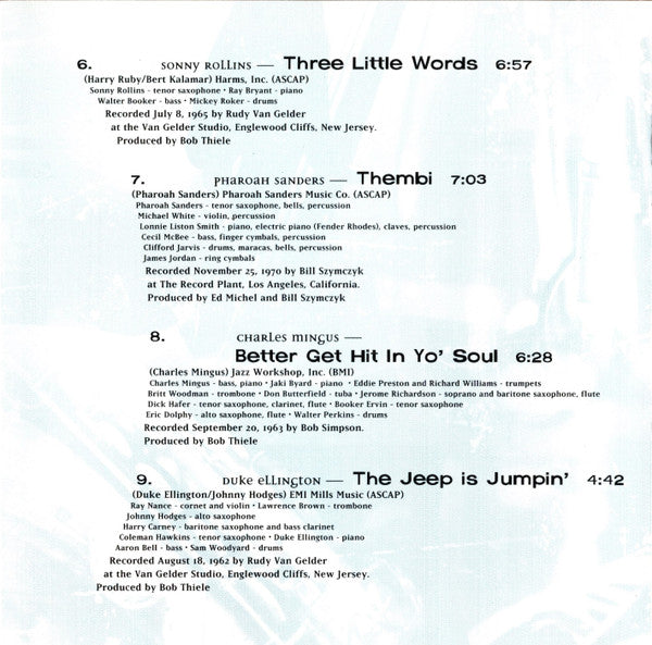 Various - Priceless Jazz Sampler (CD) - Discogs image 6