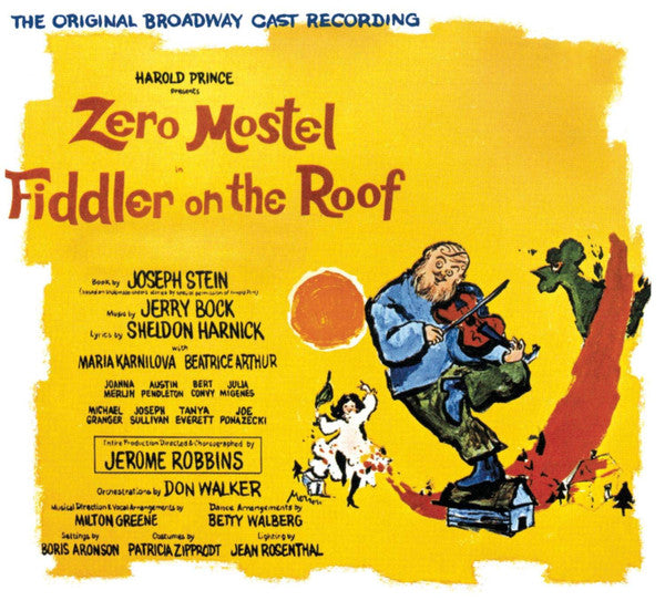 "Fiddler On The Roof" Original Broadway Cast - Fiddler On The Roof (CD)