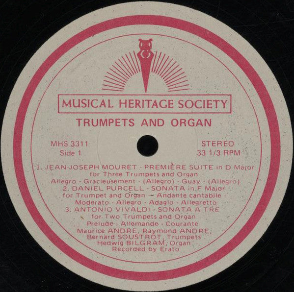 Maurice André, Raymond André (2), Bernard Soustrot, Hedwig Bilgram - Trumpets and Organ (LP) - Discogs image 4
