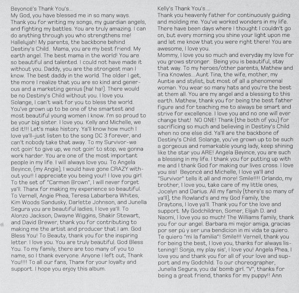 Destiny's Child - Survivor (CD) - Discogs image 6