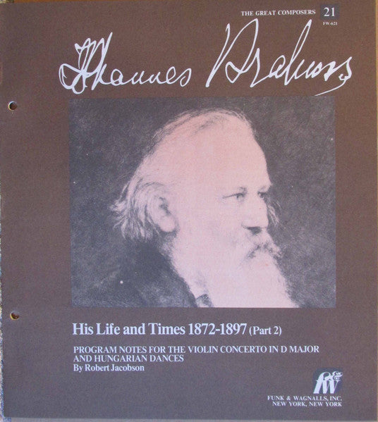 Johannes Brahms - Violin Concerto / Hungarian Dances (LP) - Discogs image 3