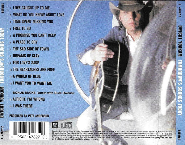Dwight Yoakam - Tomorrow's Sounds Today (CD) - Discogs image 2