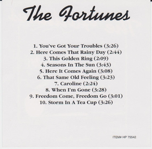 Fortunes, The - The Fortunes (CD) - Discogs image 5