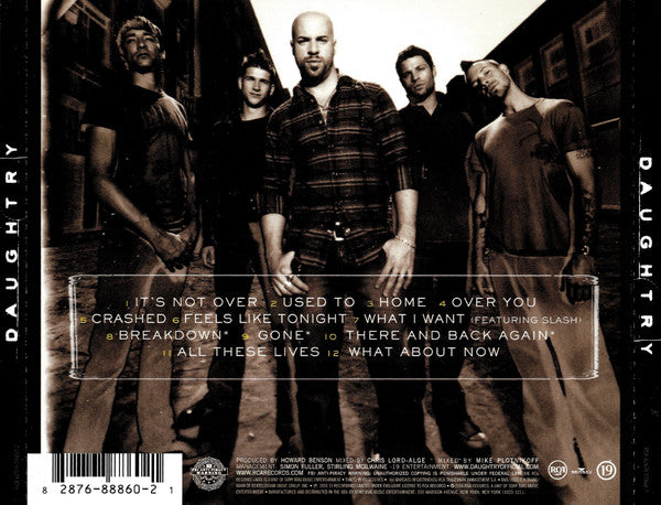 Daughtry - Daughtry (CD) - Discogs image 2
